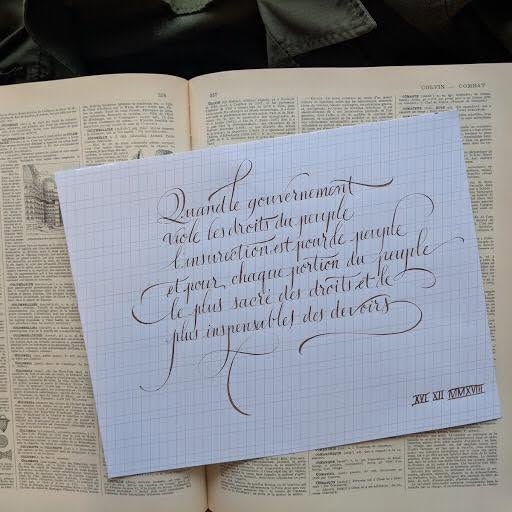 Calligraphie live